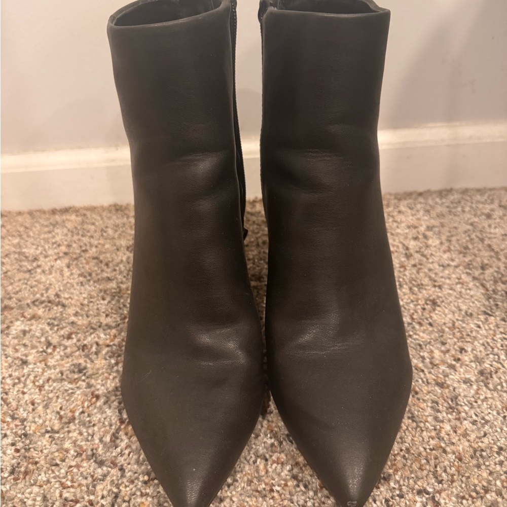 Marc Fisher Sleek Black Ankle Booties